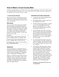 How to Watch a Cross-Country Meet