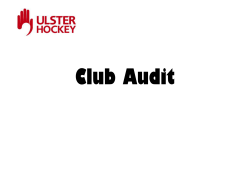 CLUBMARK NI ACCREDITATION APPLICATION FORM