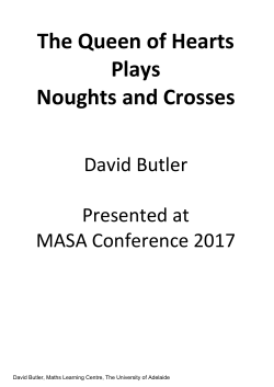 The Queen of Hearts Plays Noughts and Crosses