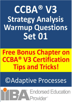 CBA&reg; V3 Warmup Strategy Analysis Set 01