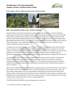 Temples, Terraces, and Rice Farmers of Bali