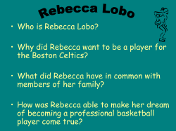 Rebecca Lobo