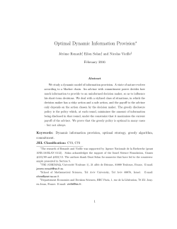Optimal Dynamic Information Provision