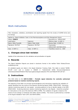 3287 WIN - Evaluation, validation, prioritisation and reporting