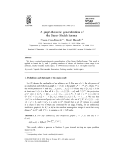 A graph-theoretic generalization of the Sauer&ndash;Shelah lemma