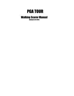 PGA TOUR - ShotLink