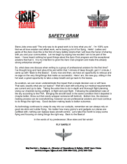 safety gram - USAF Services