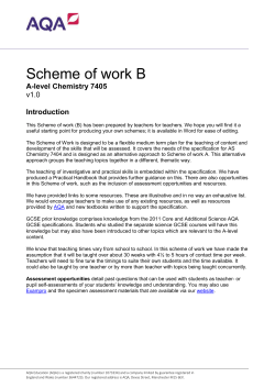 A-level Chemistry