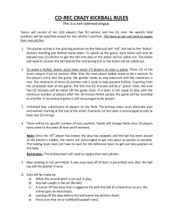 CO-REC CRAZY KICKBALL RULES