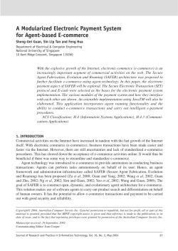 A Modularized Electronic Payment System for Agent