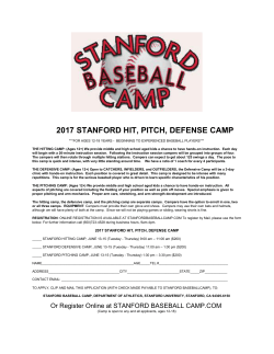 2017 stanford hit, pitch, defense camp
