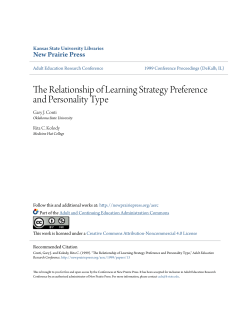 The Relationship of Learning Strategy