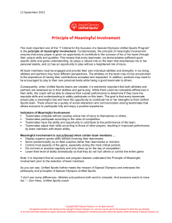 Principle of Meaningful Involvement