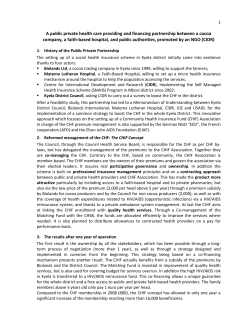 A public private health care providing and financing