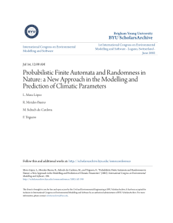 Probabilistic Finite Automata and Randomness in Nature