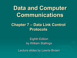 Chapter 7 - William Stallings, Data and Computer