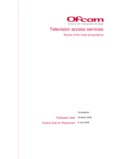Television access services