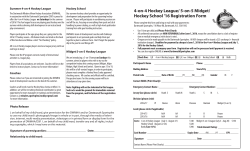 4-on-4 Hockey League - Dartmouth Sportsplex