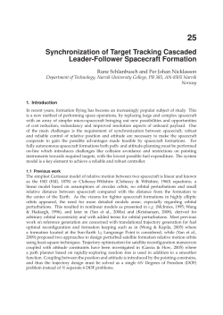Synchronization of Target Tracking Cascaded Leader