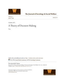 A Theory of Decision-Making