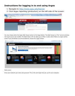 Argos reporting
