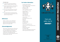 preventing hockey injuries