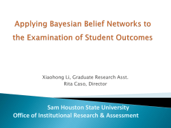 Applying Bayesian Belief Networks to the Examination of Student