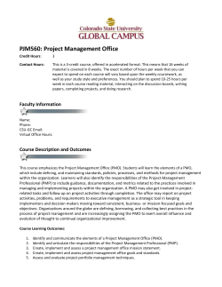 Master Course Syllabus