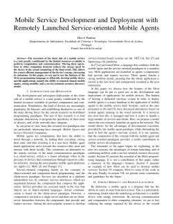 Mobile Service Development and Deployment with Remotely