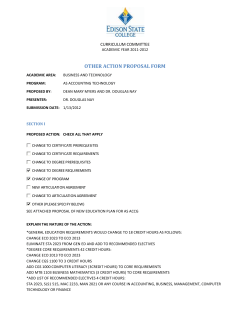 other action proposal form - Florida SouthWestern State College