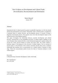 5.1 Concentration trend in the trade of cultural goods