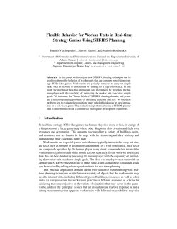 Flexible Behavior for Worker Units in Real