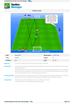 Numbers Game - South Carolina United FC