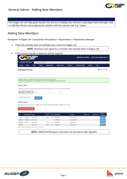 Adding New Members Adding New Members