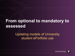 ePortfolio tool as change agent in Graduate Attributes and