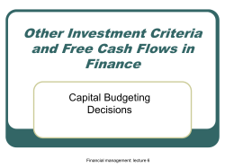 Introduction to Financial Management