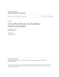 A Fixed Point Theorem for the Infinite