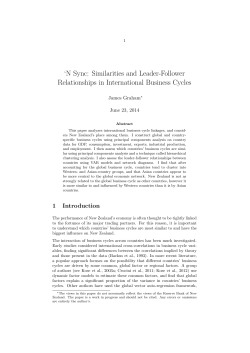 N Sync: similarities and leader-follower relationships in international