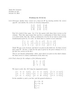 4.3.3 Determine whether these vectors are a basis for