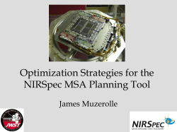 Optimization Strategies for the NIRSpec MSA Planning Tool