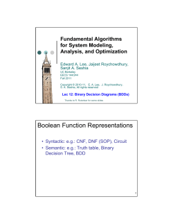 Boolean Function Representations