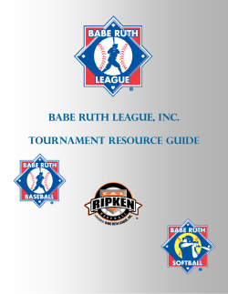 BRL TOURNAMENT RESOURCE GUIDELINE.pub
