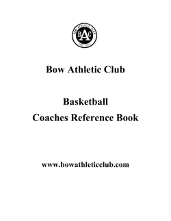 Coaches Reference - Bow Athletic Club