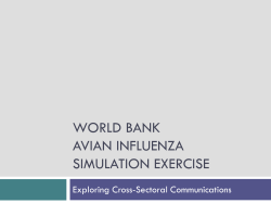 Avian influenza exercise
