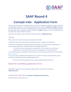 Application Form