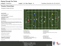 Playing Through The Thirds Practice Theme/Topic
