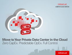 Move to Your Private Data Center in the Cloud with