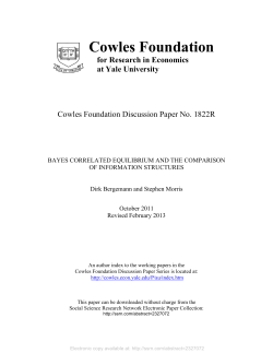 Bayes Correlated Equilibrium and the Comparison of Information
