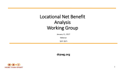 Integrated Capacity Analysis Working Group