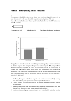 Part II Interpreting linear functions The expression 1.08s+1.02b